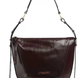 Сумка женская The Bridge Fedora 04320401/YF бургунди натур.кожа