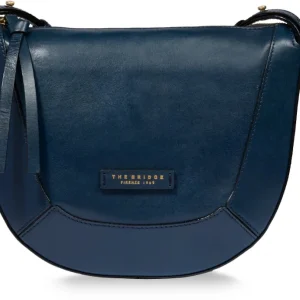 Сумка женская The Bridge Fedora 04320501/YH темно-синяя натур.кожа