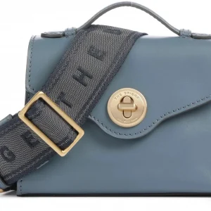 Сумка женская The Bridge Irene 04520501/KP голубая натур.кожа