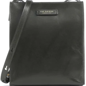 Сумка кросс-боди женская The Bridge Mirra 04160501/I2 темно-зеленая натур.кожа