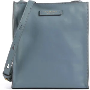 Сумка кросс-боди женская The Bridge Mirra 04160501/KP голубая натур.кожа