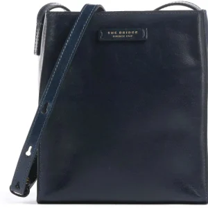 Сумка кросс-боди женская The Bridge Mirra 04160501/YH темно-синяя натур.кожа