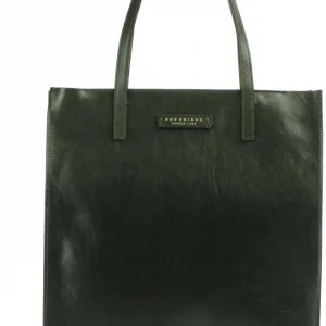 Сумка шоппер The Bridge Mirra 04130401/I2 темно-зеленая натур.кожа
