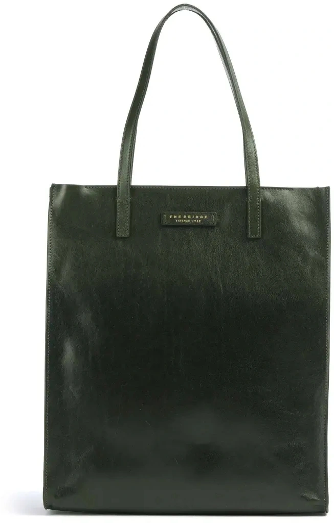 Сумка шоппер The Bridge Mirra 04130401/I2 темно-зеленая натур.кожа