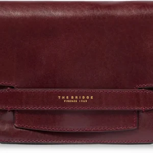 Сумка кросс-боди женская The Bridge Lucrezia 04193001/YF темно-коричневая натур.кожа