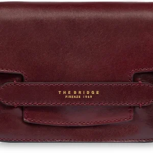 Сумка кросс-боди женская The Bridge Lucrezia 04192001/YF темно-коричневая натур.кожа