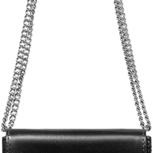 Сумка кросс-боди женская The Bridge Lucrezia 04121401/20 черная натур.кожа