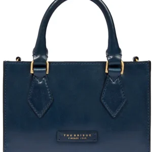 Сумка женская The Bridge Ida 04100501/ YH темно-синяя натур.кожа