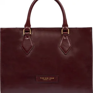 Сумка женская The Bridge Ida 04101501/YF бордовая натур.кожа