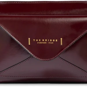 Сумка кросс-боди женская The Bridge Frida 04290401/YF бордовая натур.кожа