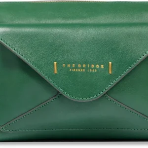 Сумка кросс-боди женская The Bridge Frida 04290401/YG зеленая натур.кожа