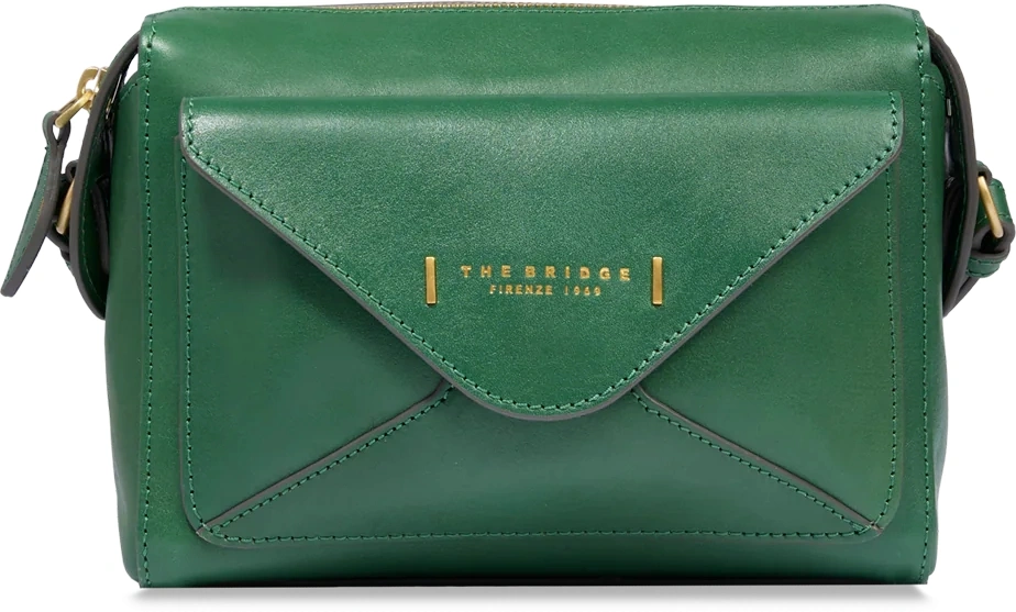 Сумка кросс-боди женская The Bridge Frida 04290401/YG зеленая натур.кожа