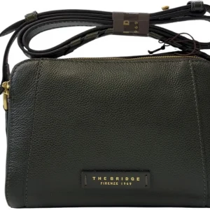 Сумка кросс-боди женская The Bridge Ines 045505EN/I2 темно-зеленая натур.кожа