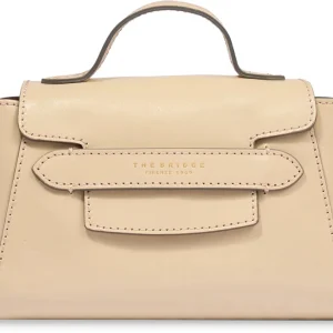 Сумка кросс-боди женская The Bridge Lucrezia 04153501/TH бежевая натур.кожа