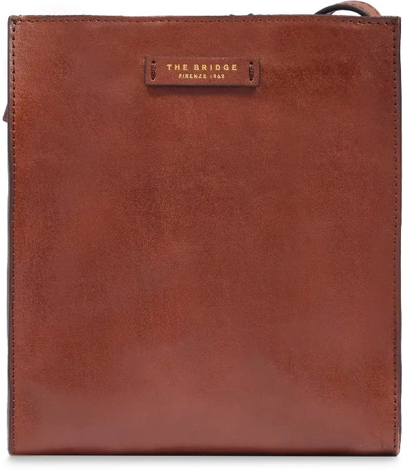 Сумка кросс-боди женская The Bridge Mirra 04160501/14 коричневая натур.кожа