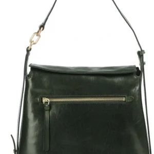 Сумка The Bridge Ingrid 04572501/I2 темно-зеленая натур.кожа