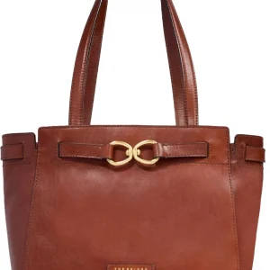 Сумка тоут женская The Bridge Isotta 04642501/14 коричневая натур.кожа