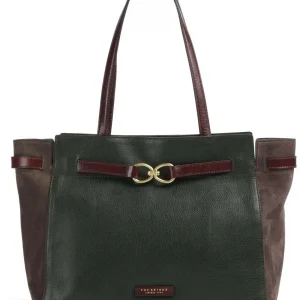 Сумка женская The Bridge Isotta Wow 0464350P/YW сливовая натур.кожа