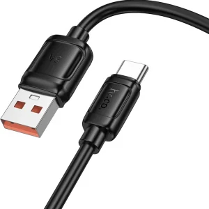 Кабель Hoco X115 51974 USB A (m)-USB-C 1.2м черный