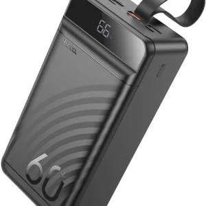 Мобильный аккумулятор Hoco J123C Element 60000mAh 5A черный (12098)