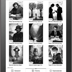 Электронная книга Digma A6 plus 6" E-Ink Carta 758x1024 1.8Ghz 1Gb/32Gb/SD/microSDHC/подсветка дисплея темно-серый (в компл.:обложка)