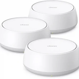 Бесшовный Mesh роутер TP-Link Deco BE25 (DECO BE25(3-PACK)) BE3600 100/1000/2500BASE-T белый (упак.:3шт)