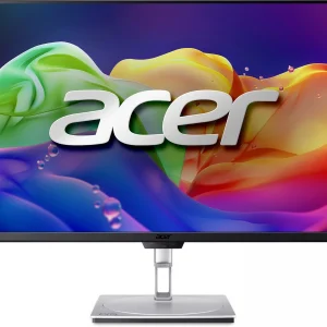 Монитор Acer 31.5" ProCreator PE320QKXsmiiphuzx серебристый QD OLED LED 0.03ms 16:9 HDMI M/M матовая HAS Piv 250cd 178гр/178гр 3840x2160 240Hz DP 4K USB 7.49кг