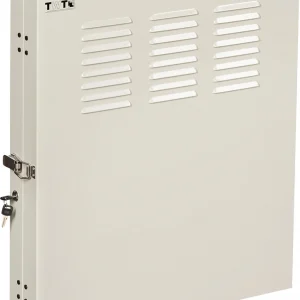 Шкаф коммутационный Lanmaster (TWT-CBVRT-2U-6X7-GY) настенный 2U 650x114мм пер.дв.стекл направл.под винты 68кг серый 19кг 741мм