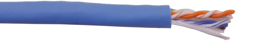 Кабель информационный Lanmaster LAN-6AFTP-HFLT-BL кат.6A FTP 4 пары 23AWG LSZH внутренний 305м синий