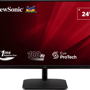 Монитор ViewSonic 23.8" VA2432-MHD-3 черный IPS LED 1ms 16:9 HDMI M/M матовая 1300:1 250cd 178гр/178гр 1920x1080 100Hz VGA DP FHD 2.4кг