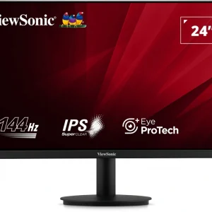 Монитор ViewSonic 23.8" VA24G1-H черный IPS LED 1ms 16:9 HDMI матовая 1500:1 400cd 178гр/178гр 1920x1080 144Hz VGA FHD 2.5кг