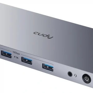 Разветвитель USB-C Cudy CS700 6порт. серебристый