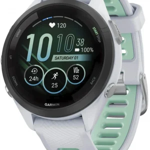 Смарт-часы Garmin Forerunner 265S 1.1" AMOLED корп.белый рем.белый (010-02810-14)