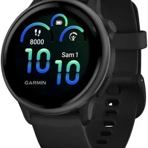 Смарт-часы Garmin Vivoactive 6 1.1" AMOLED корп.черный рем.черный (010-02985-00)