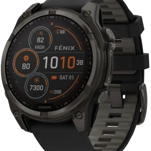 Смарт-часы Garmin Fenix 8 51мм 1.3" AMOLED корп.черный рем.черный (010-02907-11)