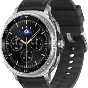 Смарт-часы Samsung Galaxy Watch 8 Classic 1.34" Super AMOLED корп.серебристый рем.черный (SM-L500NZKAMEA)
