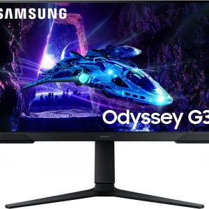 Монитор Samsung 23.8" Odyssey G3 LS24DG300EUXEN черный VA LED 1ms 16:9 HDMI матовая HAS Piv 3000:1 250cd 178гр/178гр 1920x1080 180Hz DP FHD 3.9кг