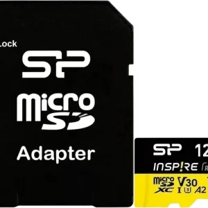 Флеш карта microSD 128GB Silicon Power SP128GBSTXLA2V1NSP Inspire + adapter