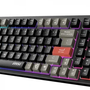 Клавиатура MSI GK110 черный/серый USB for gamer LED (S11-04RU258-HH9)