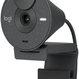 Камера Web Logitech HD Webcam Brio 300 графитовый 2Mpix (1920x1080) USB Type-C с микрофоном (960-001437)