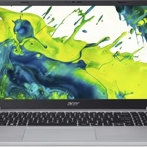 Ноутбук Acer Aspire Lite AL15-36P-C9XQ N-series N150 8Gb SSD256Gb Intel Graphics 15.6" IPS FHD (1920x1080) без ОС silver WiFi BT Cam 6000mAh (NX.DGJCD.004)