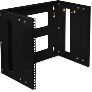 Кронштейн телекоммуникационный Cabeus NC-9U-BK настен. регул.глуб. 9U 19" 450мм нагр.:15кг черный