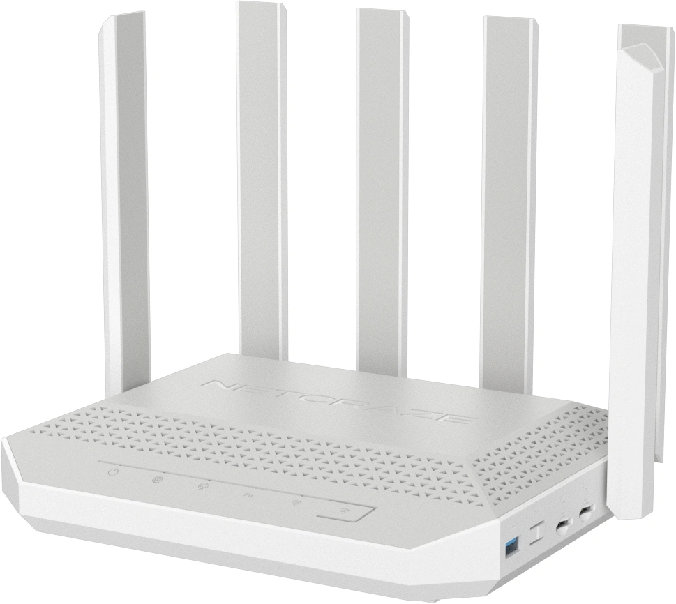 Роутер беспроводной Keenetic Netcraze Hero 5G (NC-4110) AX3000 10/100/1000/2500BASE-TX/4G cat.12