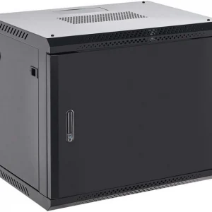 Шкаф коммутационный Rexant (04-0954-122) напольный 9U 400x542мм пер.дв.металл черный