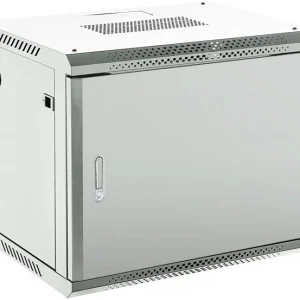 Шкаф коммутационный Rexant (04-0966-121) напольный 9U 600x600мм пер.дв.металл серый