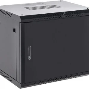 Шкаф коммутационный Rexant (04-0966-122) напольный 9U 600x600мм пер.дв.металл черный