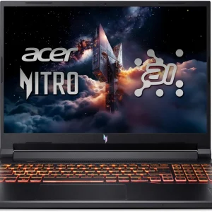 Ноутбук Acer Nitro V 16 ANV16-42-R309 Ryzen 5 240 16Gb SSD512Gb NVIDIA GeForce RTX5050 8Gb 16" IPS WQXGA (2560x1600) Windows 11 Home Multi Language black WiFi BT Cam (NH.U2NAA.001)