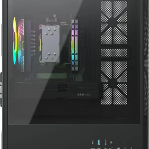 ПК Teclast G03 Ryzen 5 7500F (3.7) 32Gb SSD1Tb Arc B580 12Gb Windows 11 Pro GbitEth WiFi BT 500W черный (G03 7500F32G1TB580BKRU)