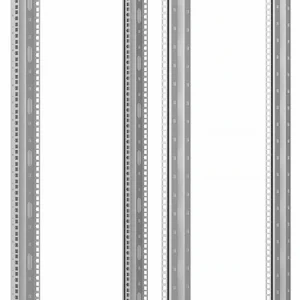 Стойка двухрамная Cabeus RA-45U 42U 515ммx960мм направл.под закл.гайки 500кг серый