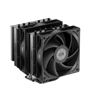 Кулер для процессора / PcCooler RT620PRO BK / Кулер для процессора/ CPU Cooler PCCooler RT620 PRO BK (250W, 4-pin PWM, 153mm, Al/Cu, 6x6mm, 2x120mm, 73.32CFM, 34.9dBA, 2200RPM, S 1851/1700/1200/115X, AM5/AM4, black)